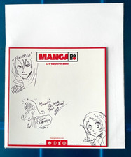 MANGA ISSHO cartoncino con 3 sketch dedicati - Star Comics (imbustato)*