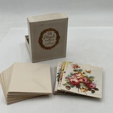 Lillian Grow Note Cards Floral Stationary 18 assorted Note Cards and envelopes