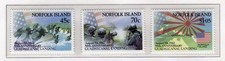 1992 Norfolk Island World War II Guadalcanal 50th Anniversary Stamps MNH
