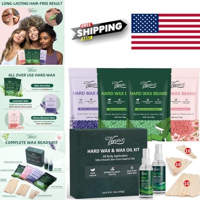 Low Heat Hard Wax Beads for Painless Hair Removal Suitable for Sensitive Skin