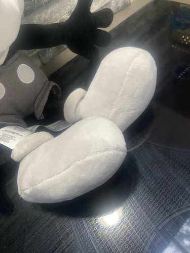 Steamboat Willie Plush Grey Black & White Disney Walt World Smiling Mickey Mouse - Picture 7 of 9