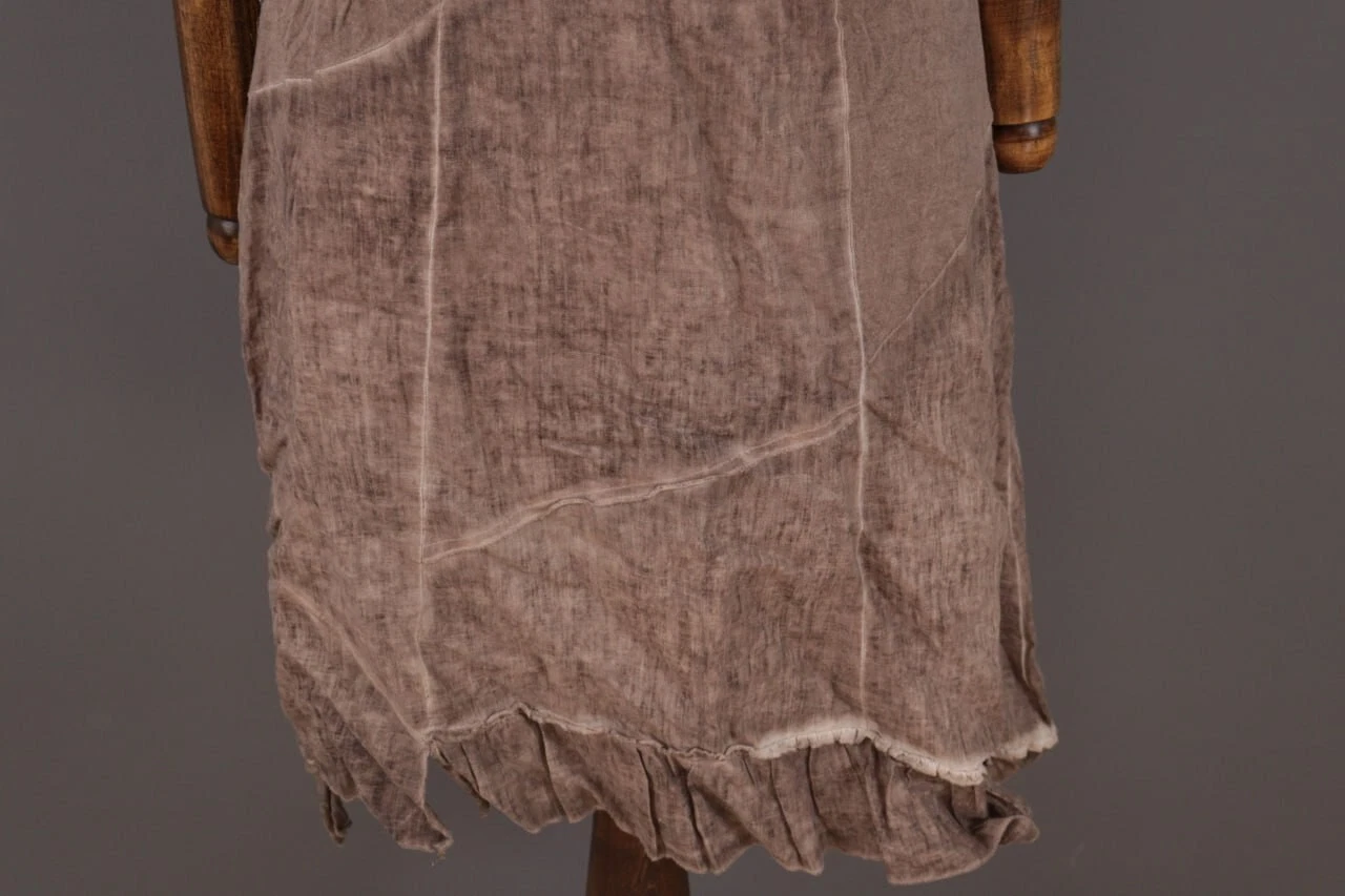 BOTTEGA VENETA Bottega di Elisa Cavaletti Abito senza maniche marrone A Line con turni