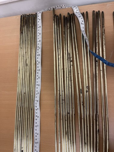 antique solid brass stair rods, 32 pieces - Picture 6 of 8