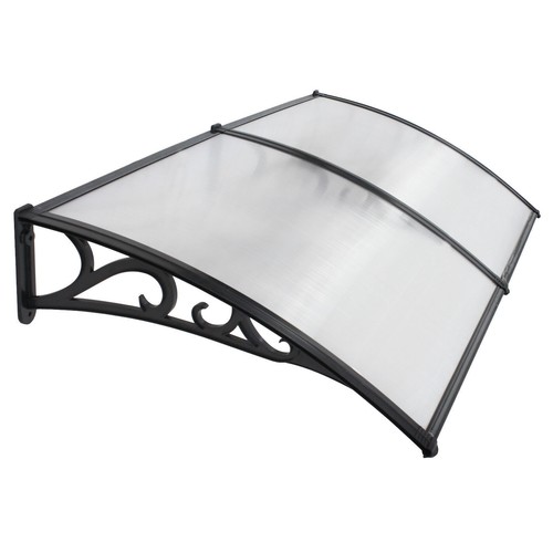 Door Window Outdoor Awning Canopy Patio Cover UV Rain Snow Protection 40"x80" 2X - Picture 3 of 9