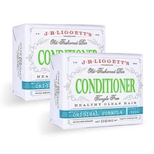 J·R·LIGGETT'S Hair Conditioner Bar,  Plant Based Ingredients 2 Pack 1.75 Oz