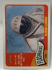 2014 Topps Heritage NF-AL - FLASHBACKS INSERT - ALEKSEI LEONON 1ST WALK IN SPACE