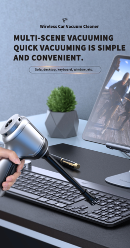 95000pa Portable Handheld Strong Cleaner Wireless Auto Car Home Vacuum Cleaner - Picture 8 of 21