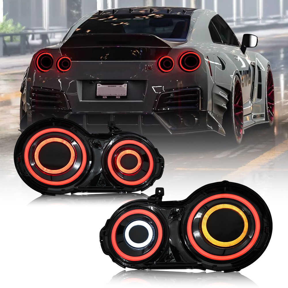 For Nissan GTR GT-R R35 2007-2017 A Pair Fit Rear Lamps Assembly For Nissan GTR GT-R R35 2007-2017 A Pair Fit Rear Lamps Assembly