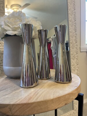 Lerman Decor Vintage Ceramic Taper Vases