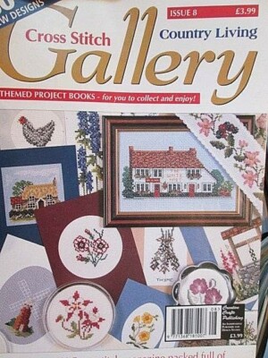 Cross Stitch Gallery UK Magazine #8-Farmyard Animals/Village Walk/Kitchen/Countr