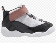 Air Jordan 6 Rings Basketball Shoes Lace Up Unisex Kids Sneakers Size 8