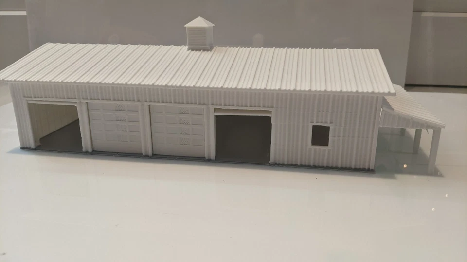 3D-печатный гараж JD Toyride литой масштаб 1:64 1/64 - Изображение 3 из 4