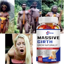 XXXL Plus Size Best Male ENLARGER Gummies Longer Wider Bigger Man Natural Growth