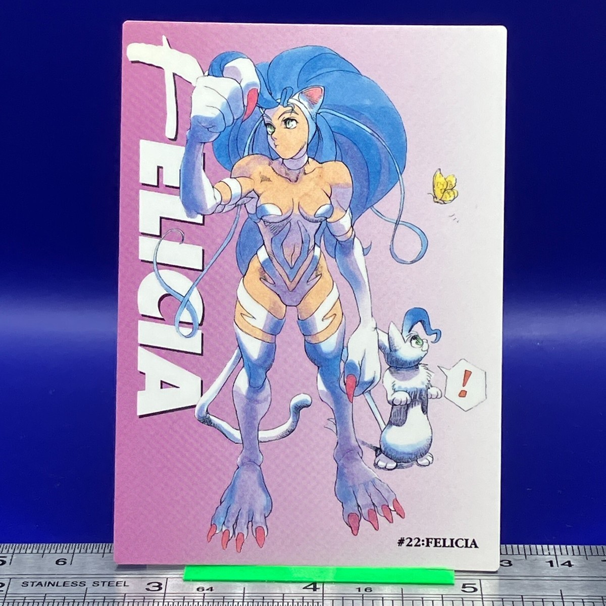 Felicia Vampire Savior Carddass Masters TCG Capcom Game Card Rare