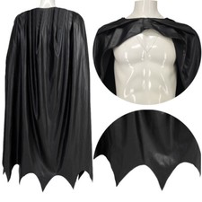 2023 The Flash Batman Michael Keaton Version Cosplay Props Black Cape Hero Cloak