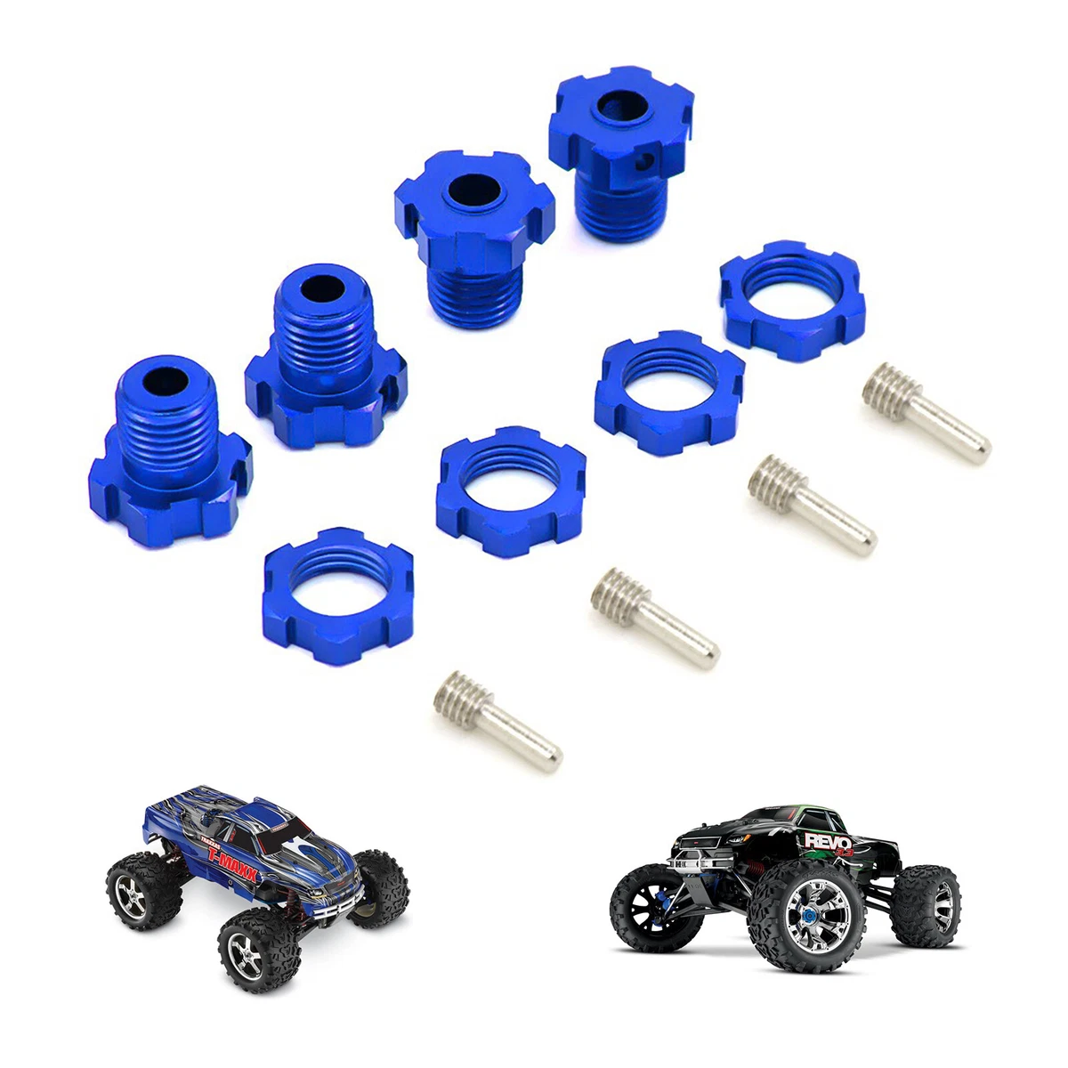 Traxxas Revo 3.3/E-Maxx 16.8 Steel DriveShafts (4 Traxxas Revo 3.3/E-Maxx 16.8 Steel DriveShafts (4