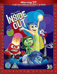 Inside Out Blu-Ray (2015) Pete Docter cert U 2 discs FREE Shipping, Save £s - Picture 1 of 1