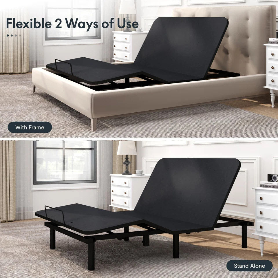 FLEXISPOT S1 Lite Adjustable Bed Frame Twin Queen Size - image 4 of 4