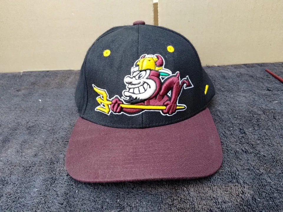 Vintage 2000s Arizona State Sun Devils Zephyr Snapback Hat Cap One Size ASU - Image 2 of 4