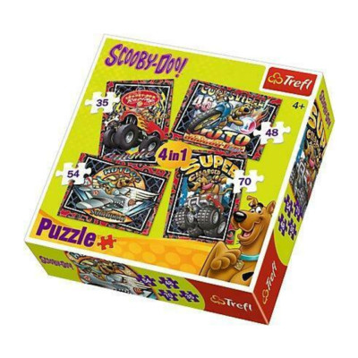 Trefl Puzzle SCOOBY DOO Abenteuer 4 in 1 -35+48+54+70 Teile  