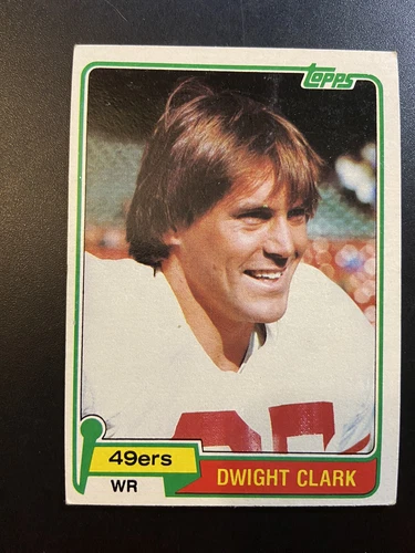1981 Topps Dwight Clark #422 Rookie 49ers Football