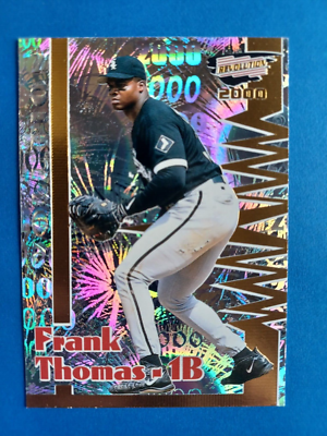 #ad 2000 PACIFIC REVOLUTION FRANK THOMAS #38 BASE CARD CHICAGO WHITE SOX $1.99