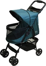 Pet Gear No-Zip Happy Trails Pet Stroller for Cats/Dogs, Zipperless Entry,