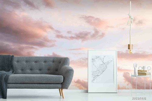 Papel pintado 3D cielo nubes fotomural desmontable autoadhesivo 54 - Imagen 3 de 3