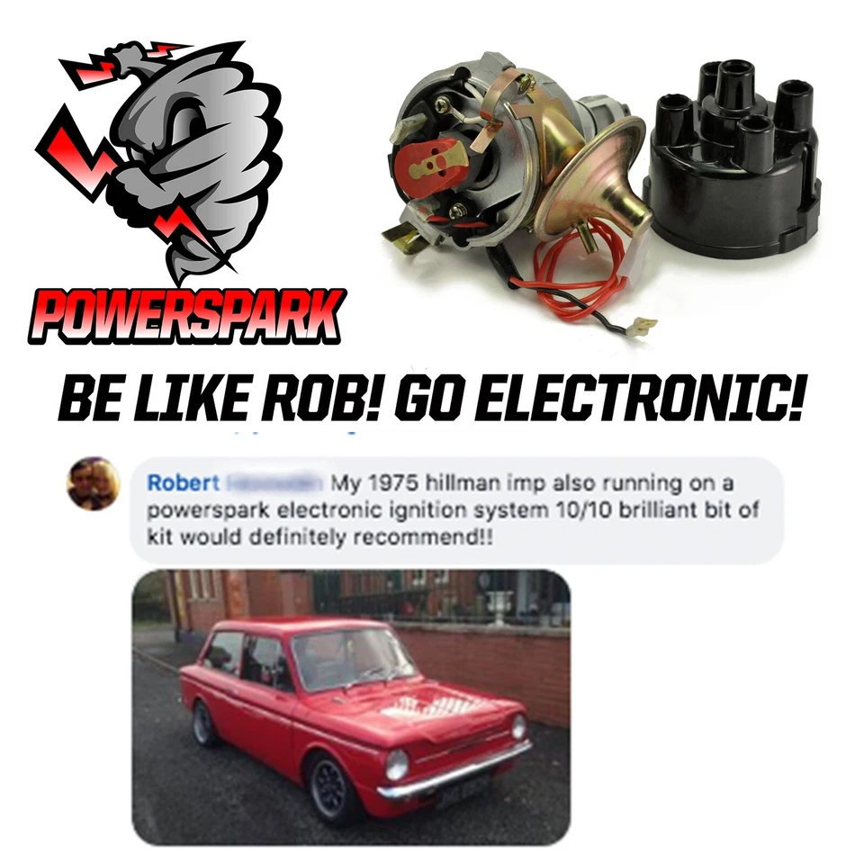 Mini Cooper S 970 1071 1275 replaces Lucas 23D4 Points Distributor and Red Rotor — 第 4/4 张图片