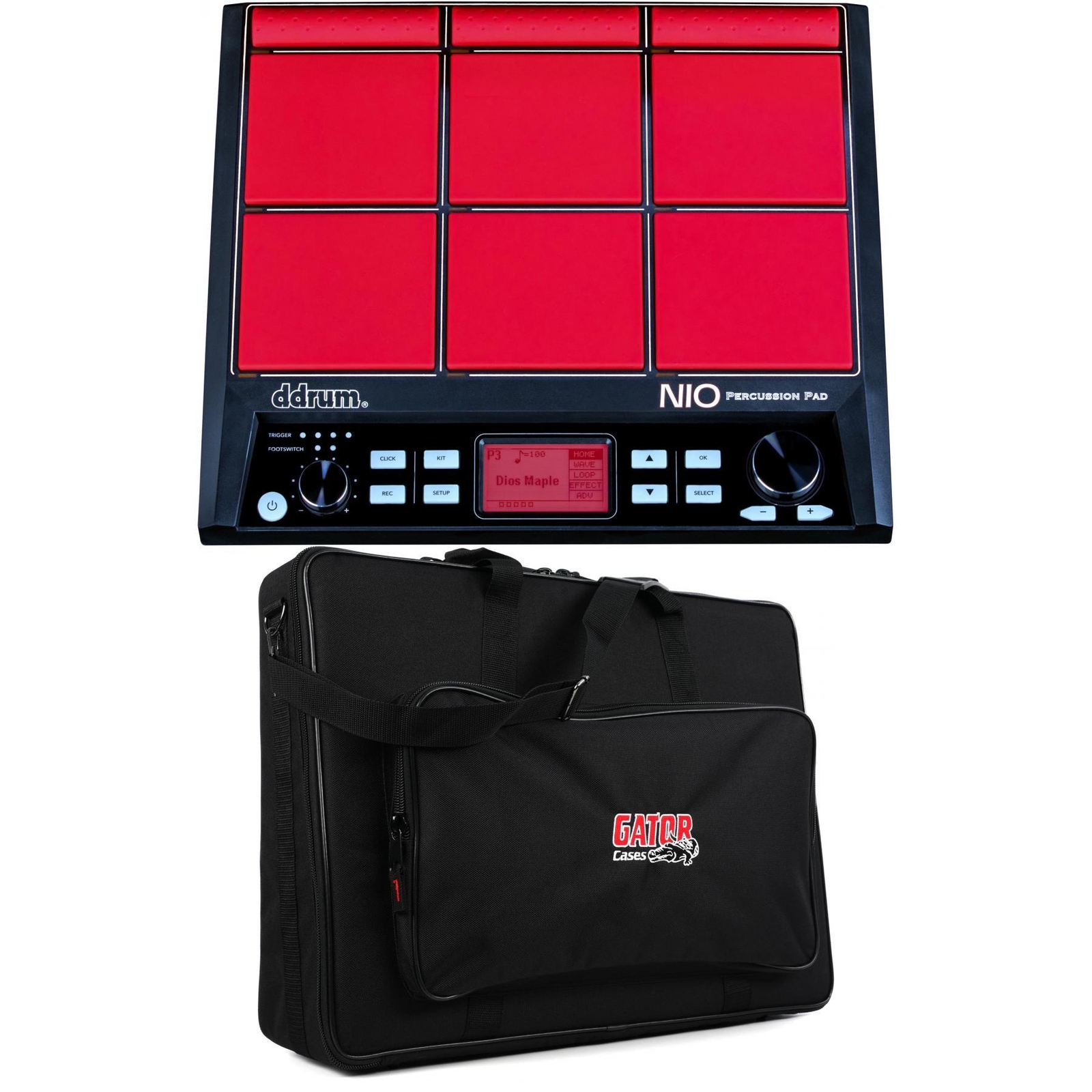 Ударная панель ddrum NIO с полужестким корпусом 82990₽