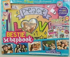 Bestie Scrapbooking DESIGN 15 SHEET HARDCOVER SCRAPBOOK HORIZON GROUP USA