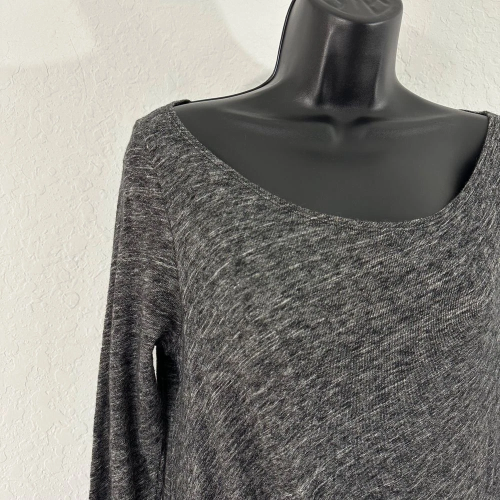 VETEMENTS Thakoon Mini Abito Pullover Thakoon Scollo Scoop Lana Vergine Twist Grigio Taglia Media