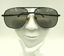 Vintage Zimco Black Tortoise Metal Pilot Sunglasses USA FRAMES ONLY