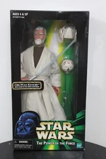 12" OBI-WAN KENOBI Ben Star Wars Power Force Poseable 57112 1998 Blast Helmet
