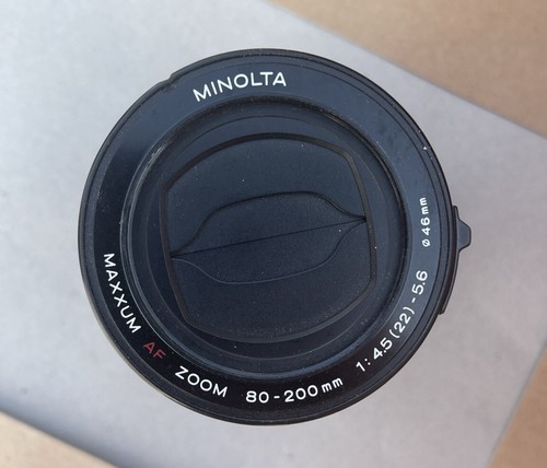 Minolta Maxxum AF Zoom 80-200mm 1:45(22)-5.6 Lens For SLR Cameras With Case——-26 - Picture 2 of 6