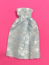 Tressy Barbie Misty Clone Doll Strapless Blue Dress Gown With Lace Factory Made