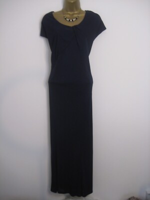 Chesca navy evening maxi dress size 20 UK