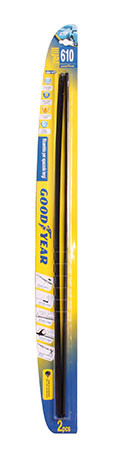 Goodyear Coppia Gommini Refill in Gomma 610mm Ricambio X Spazzole Tergicristallo - Immagine 1