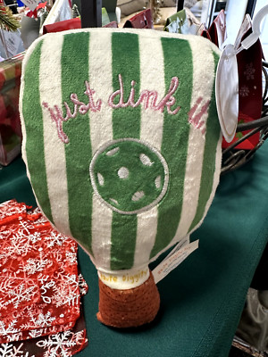 Pickleball Paddle ''Just dink it''  Squeaker Dog toy
