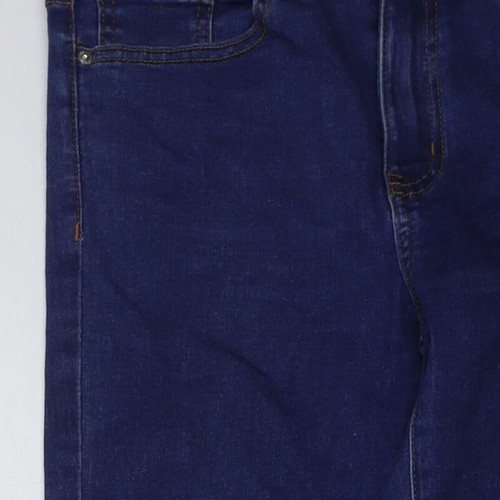Denim & Co. Skinny Damenjeans blau Baumwolle Größe 10 L27 in normalem Knopf - Bild 11 von 12