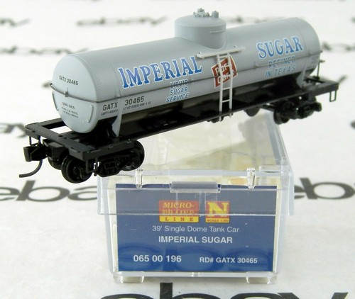 Coche cisterna escala N 39' cúpula única - Imperial Sugar #30465 - MTL #06500196 | Zustand: New