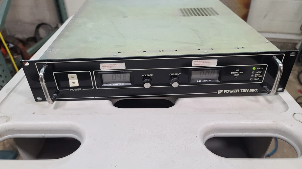 Power Ten P62B-120-25 System DC Power Supply 0-120VDC 0-25A #5 [B0S4] - Image 3 of 4