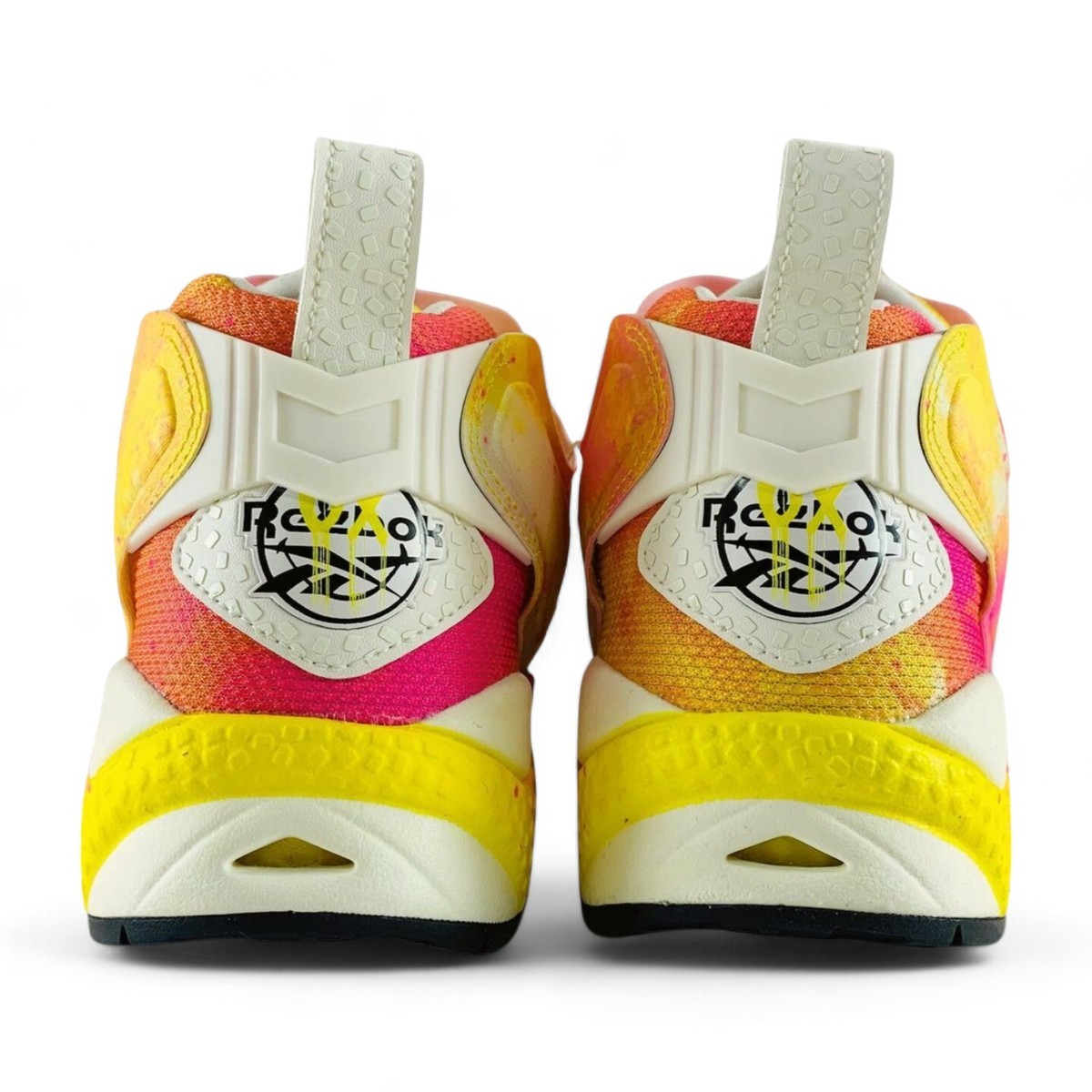 Reebok InstaPump Fury x Smiley Face Men's Shoes Pink Yellow