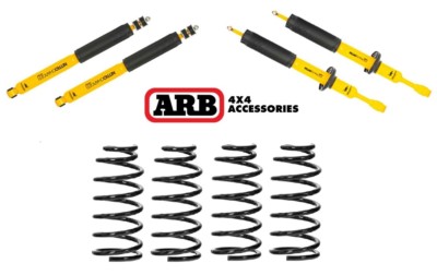 ARB Old Man EMU Front +Rear Shock Absorbers +Coil Springs Set For Toyota 4Runner