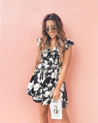 free people french quarter wrap mini dress Free People