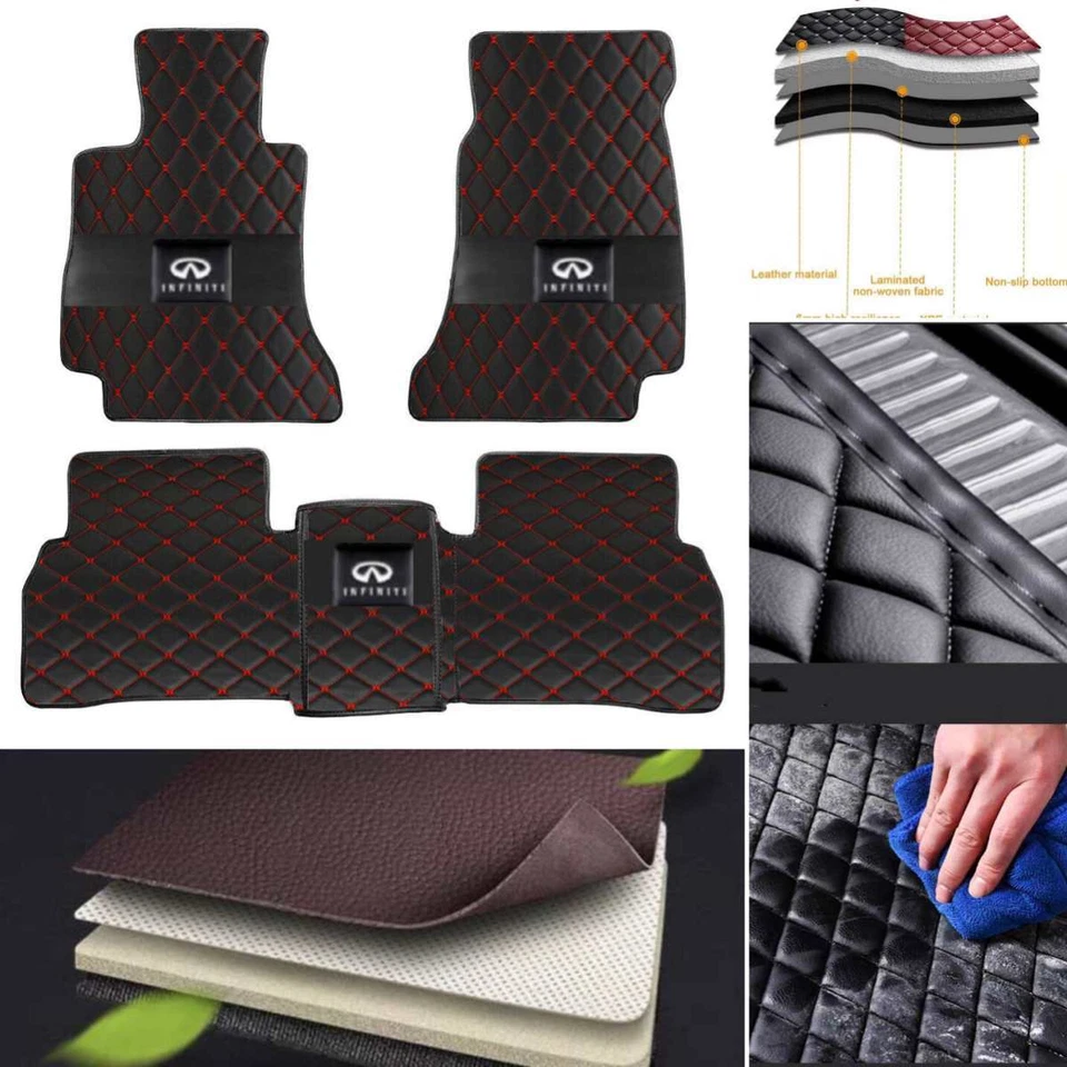 Fit For Infinity G35 G25 G37 G20 Q50 QX50 QX60 M35 M37 M45 Car Floor Mats Liners Foto 2 de 4
