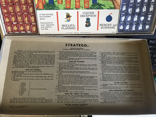 Vintage 1962 MILTON BRADLEY Stratego Game No. 4916 Complete - 第 4/7 張圖片
