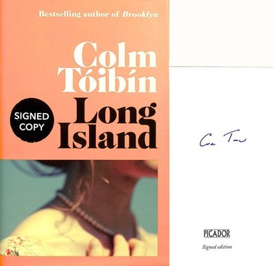 Long Island, signed by the author by Tóibín, Colm