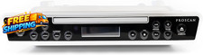 ELITE PKCR2713AMZ under Counter CD Player with Clock Radio and Bluetooth Silver