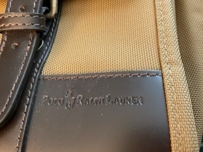 Polo Ralph Lauren Big Leather Canvas Backpack